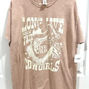 Altard State Oversized Long Live Cowgirls Top ( Size XS/S)- NEW